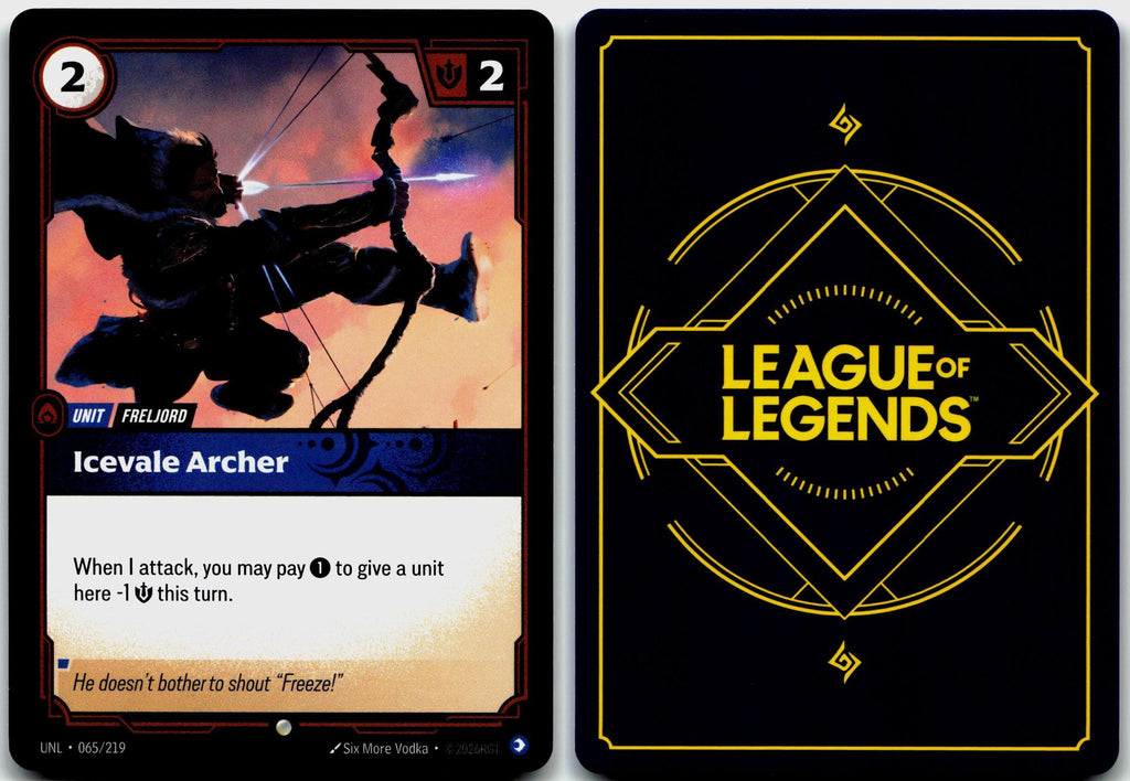 065/219 Icevale Archer Unleashed