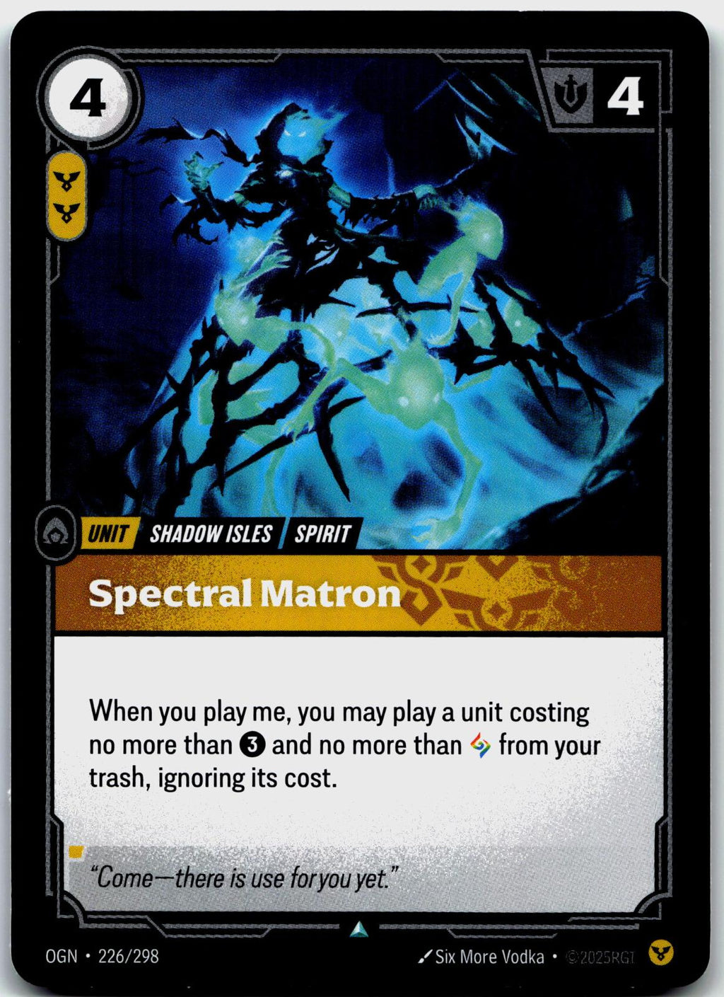 226/298 Spectral Matron Origins