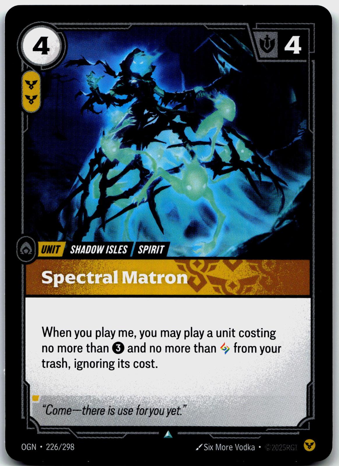 226/298 Spectral Matron Origins