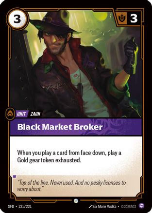 121/221 Black Market Broker Spiritforged