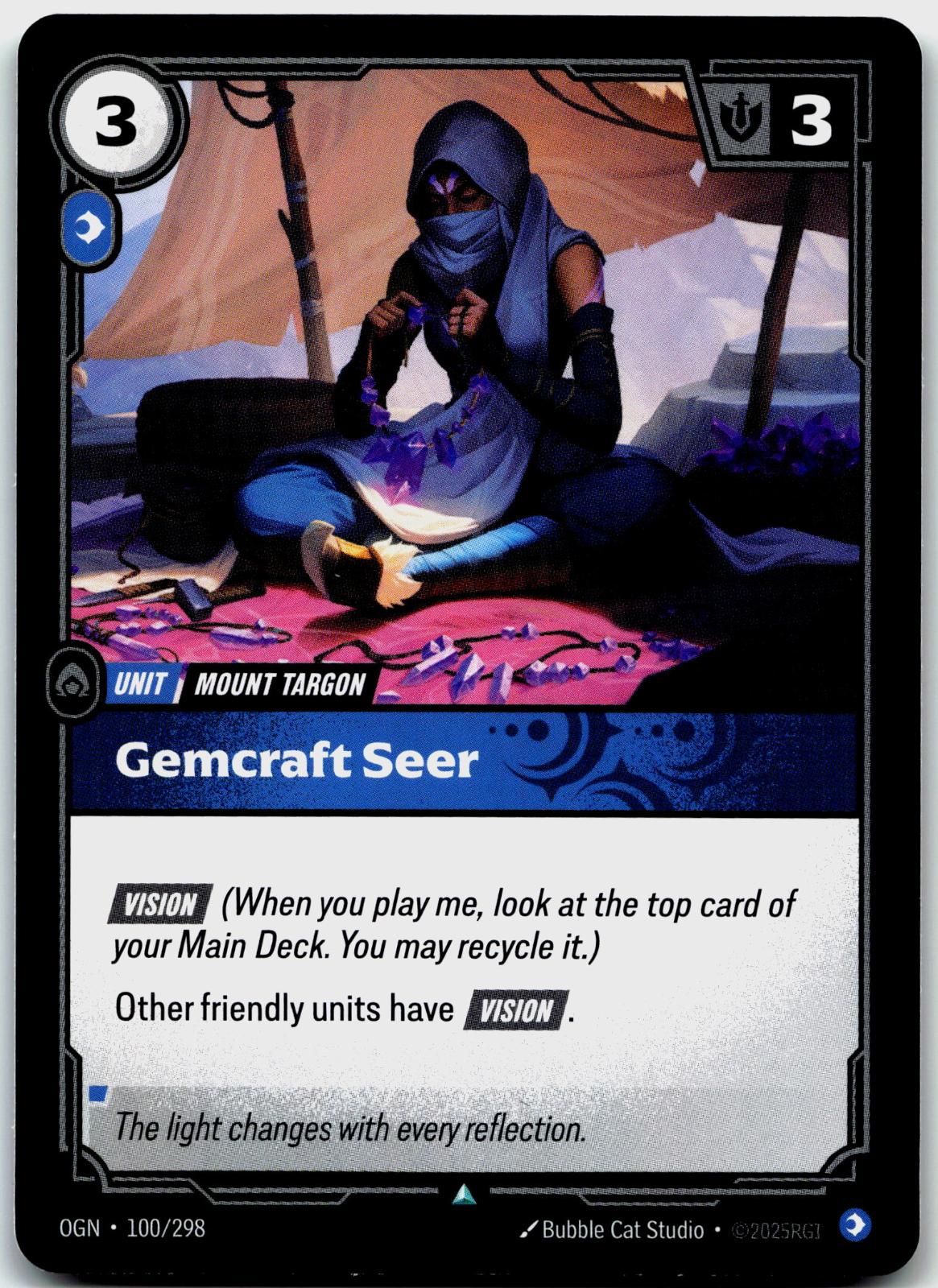 100/298 Gemcraft Seer Origins