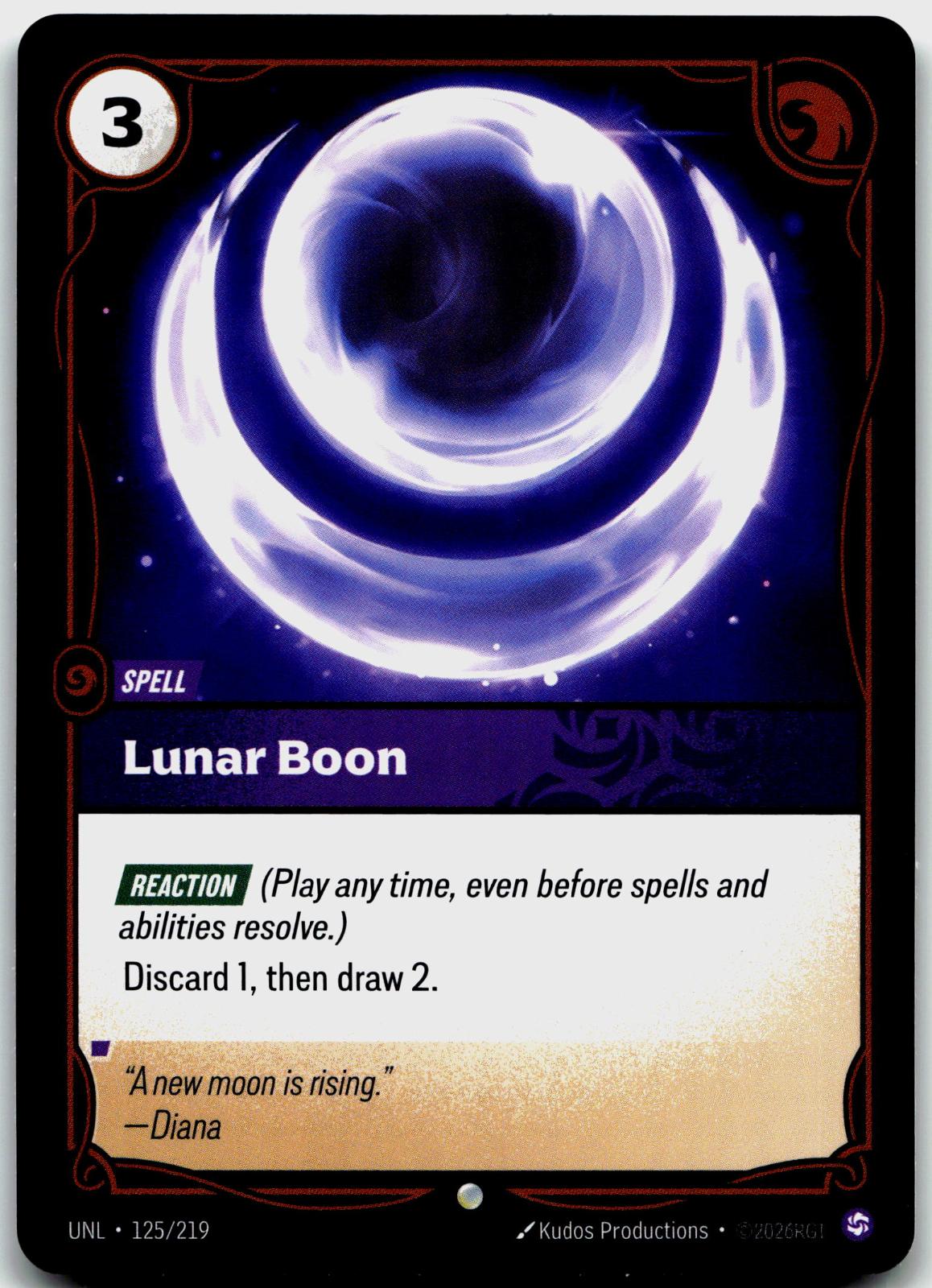 125/219 Lunar Boon Unleashed