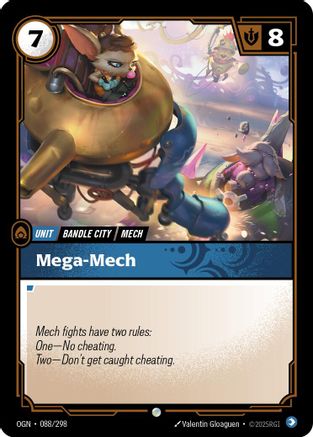 088/298 Mega-Mech Foil Origins