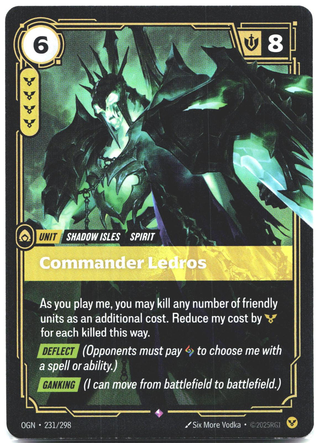 231/298 Commander Ledros Foil Origins
