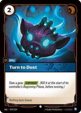 070/219 Turn to Dust Unleashed