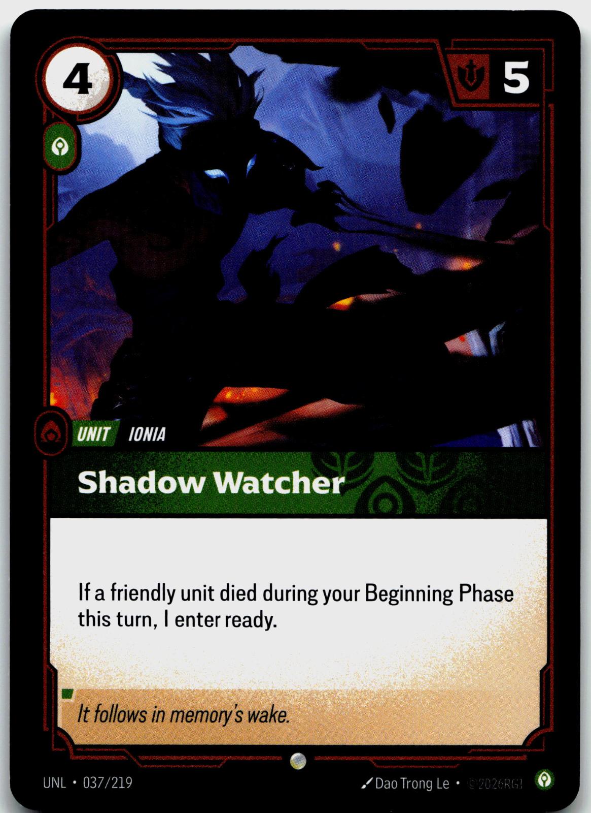 037/219 Shadow Watcher Unleashed