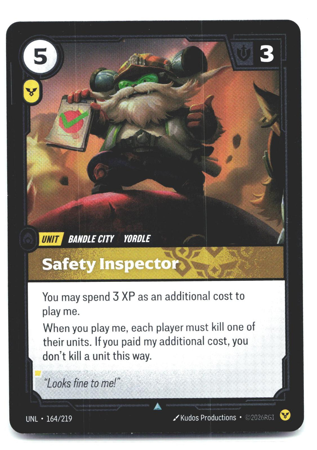164/219 Safety Inspector Foil Unleashed