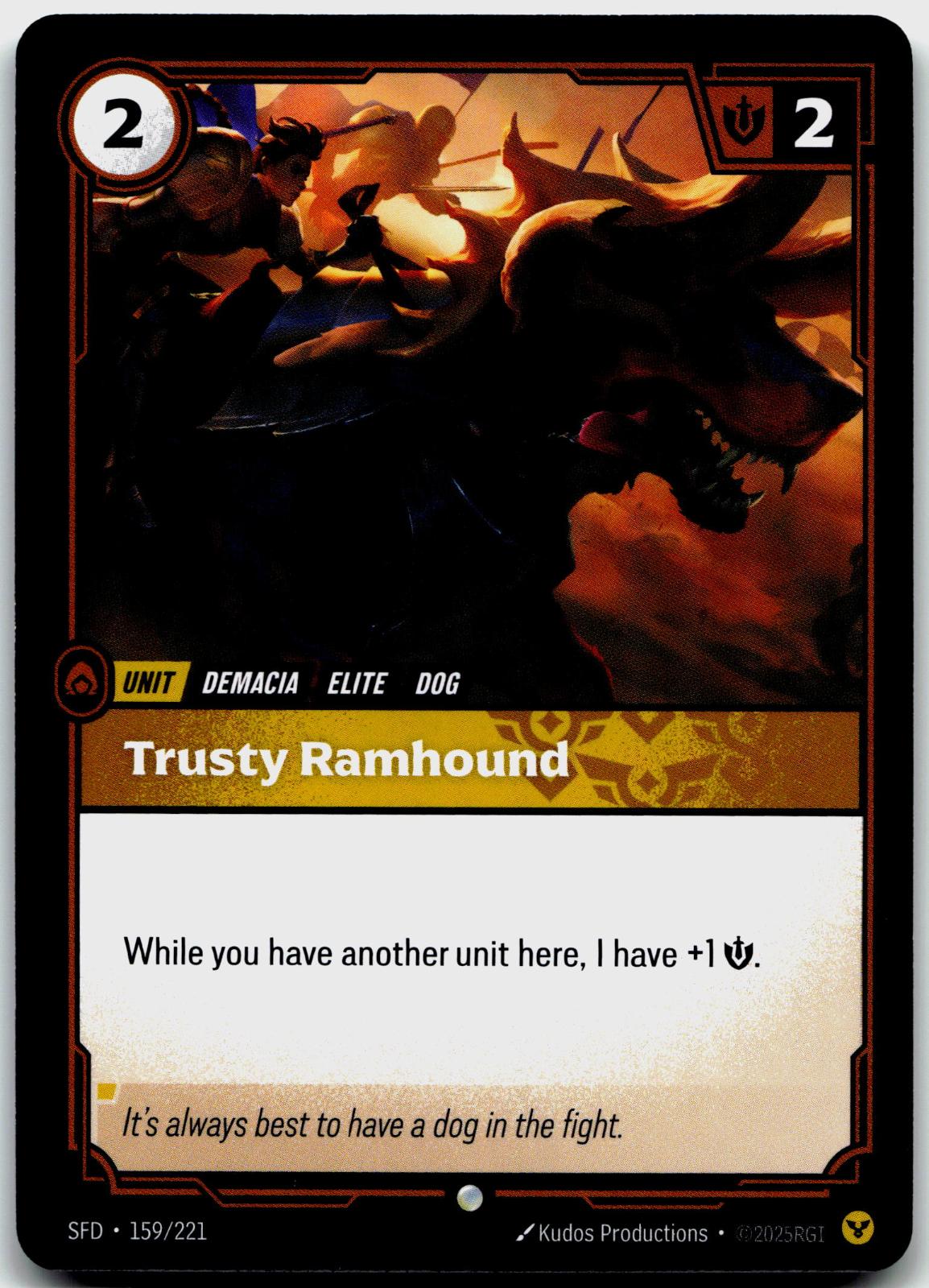 159/221 Trusty Ramhound Spiritforged