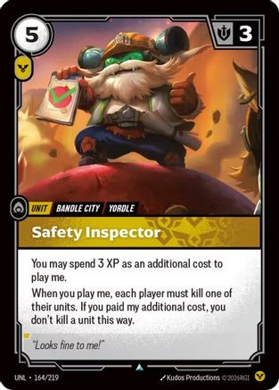 164/219 Safety Inspector Foil Unleashed