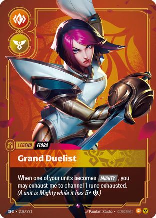 205/221 Fiora - Grand Duelist Foil Spiritforged