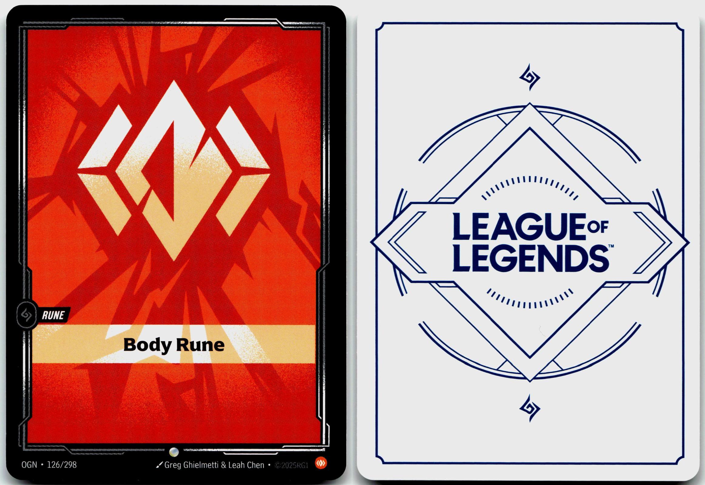 126/298 Body Rune Origins