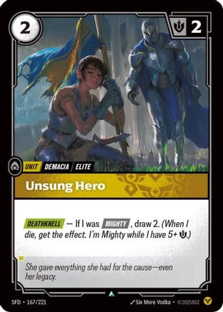 167/221 Unsung Hero Spiritforged