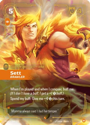 164/298 Sett - Brawler Foil Origins