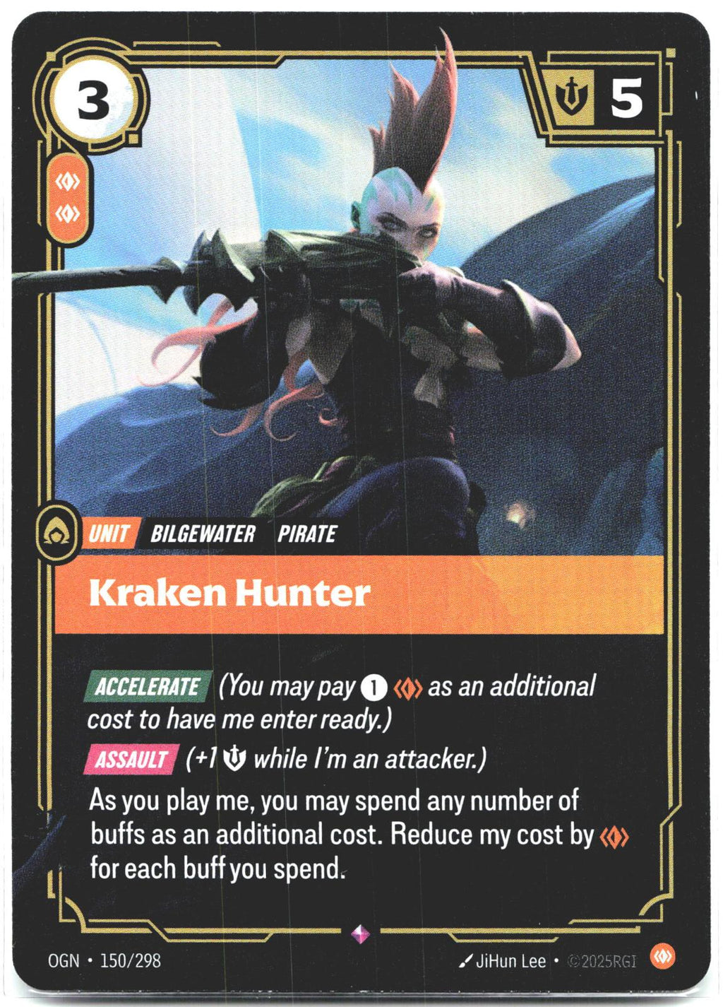 150/298 Kraken Hunter Foil Origins