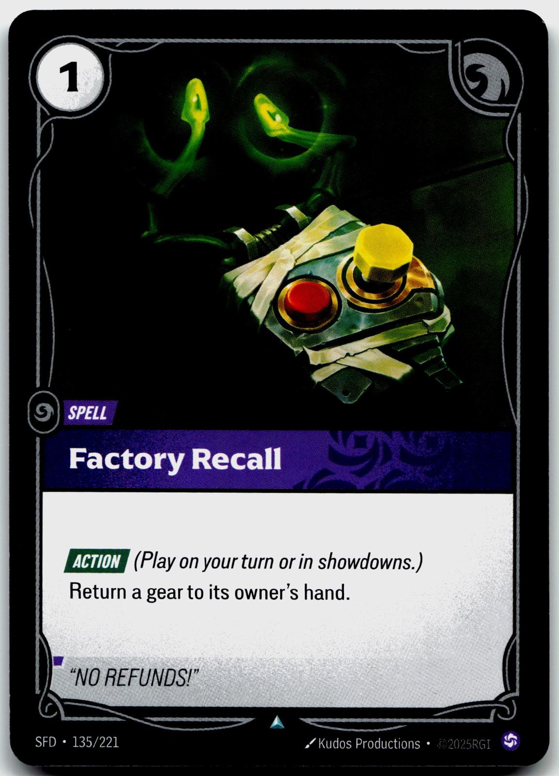 135/221 Factory Recall Spiritforged