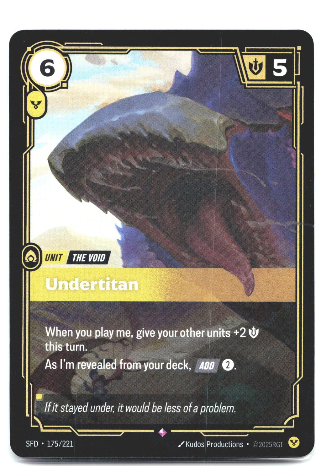 175/221 Undertitan Foil Spiritforged