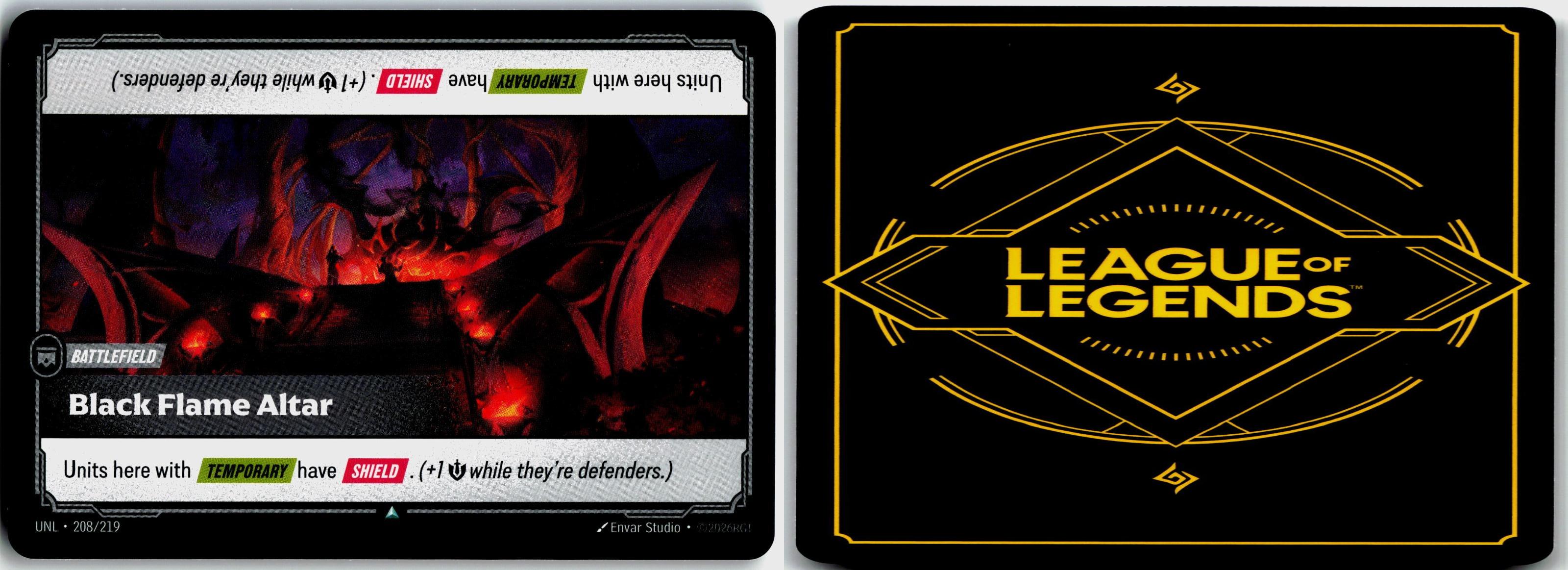 208/219 Black Flame Altar Unleashed