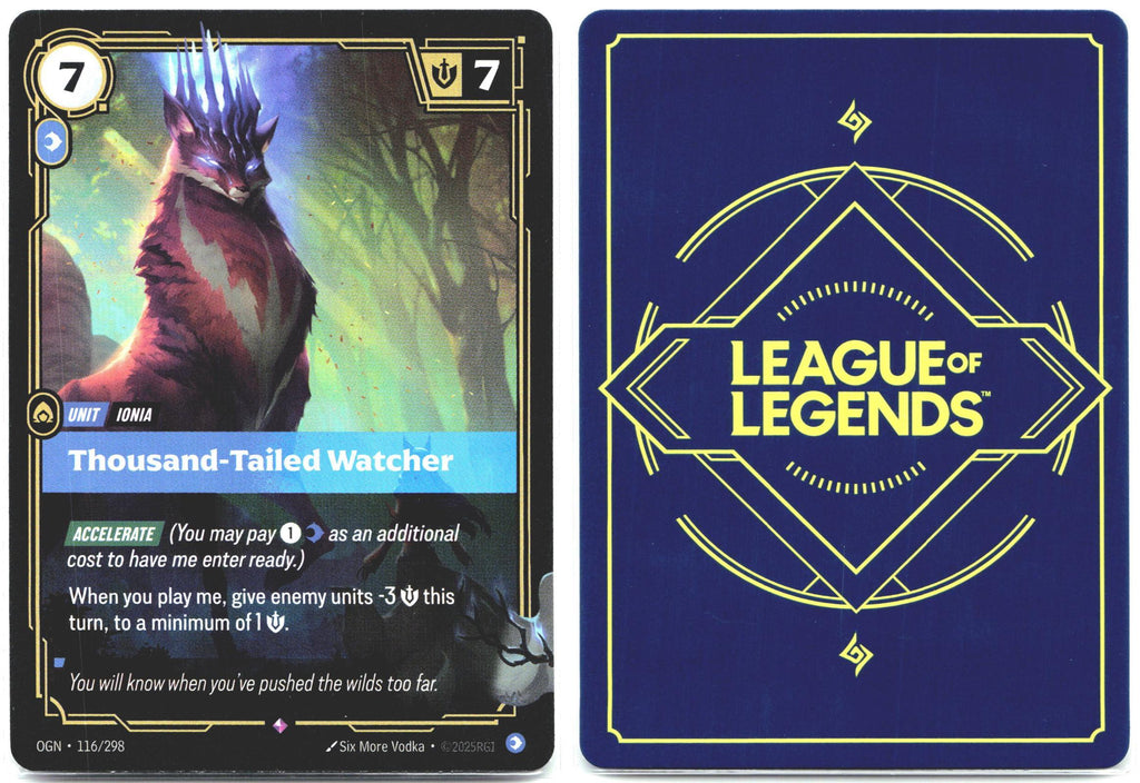 116/298 Thousand-Tailed Watcher Foil Origins