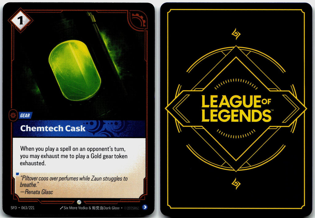 063/221 Chemtech Cask Spiritforged
