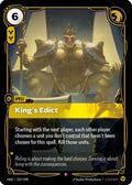 237/298 King's Edict Foil Origins