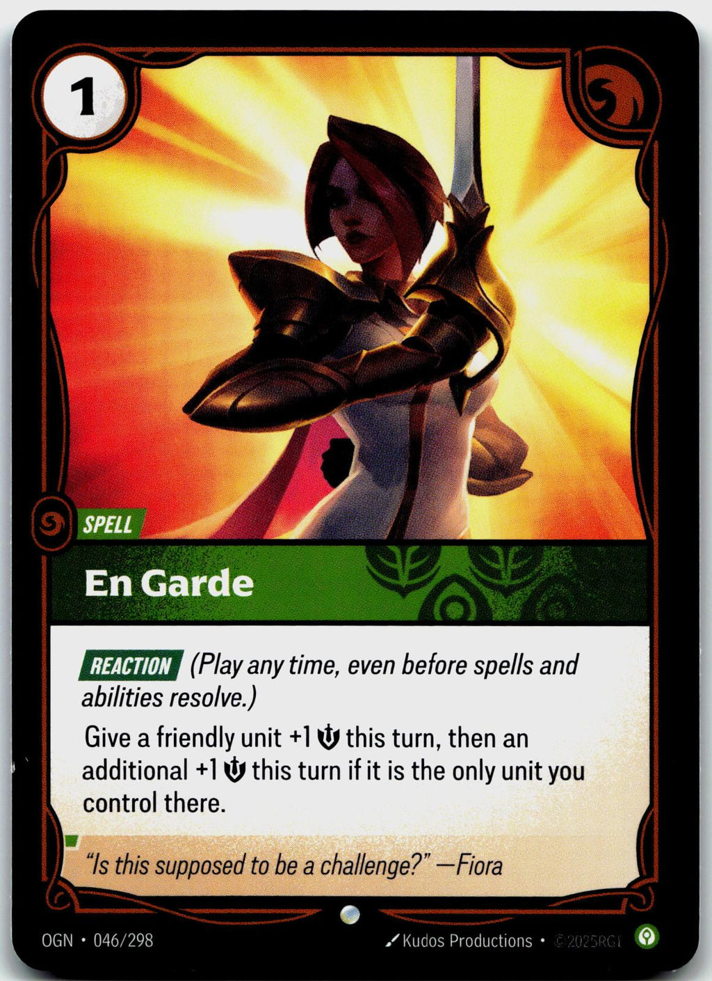046/298 En Garde Origins