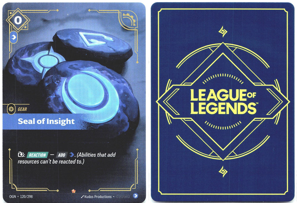 120/298 Seal of Insight Foil Origins