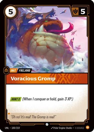 100/219 Voracious Gromp Unleashed