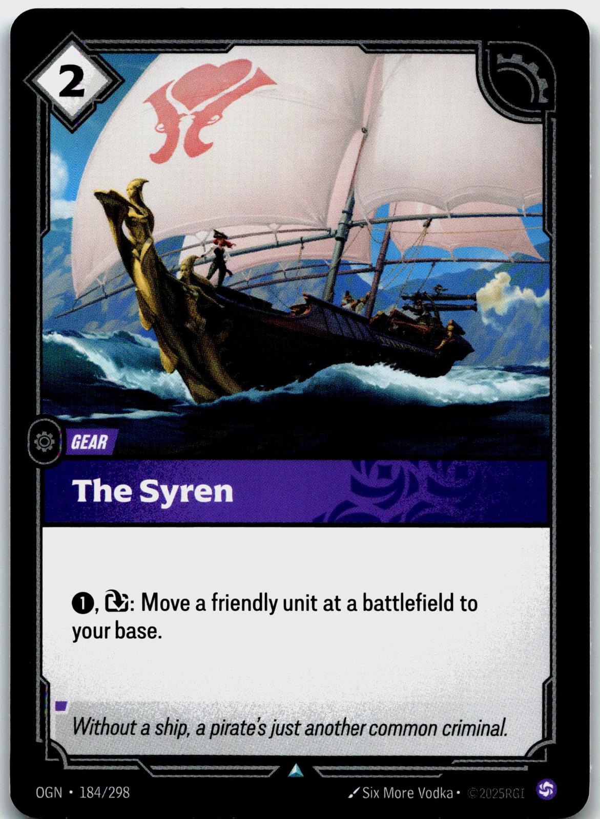 184/298 The Syren Origins