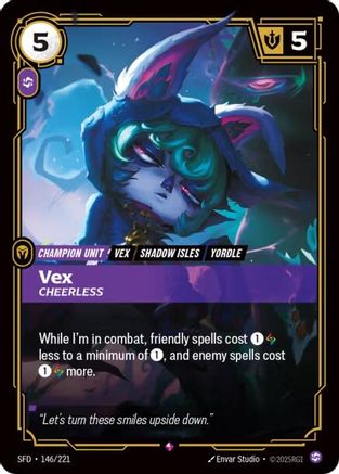146/221 Vex - Cheerless Foil Spiritforged