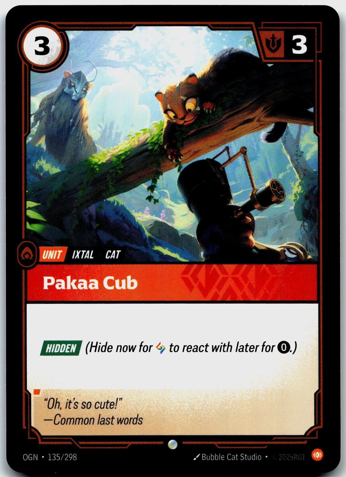 135/298 Pakaa Cub Origins