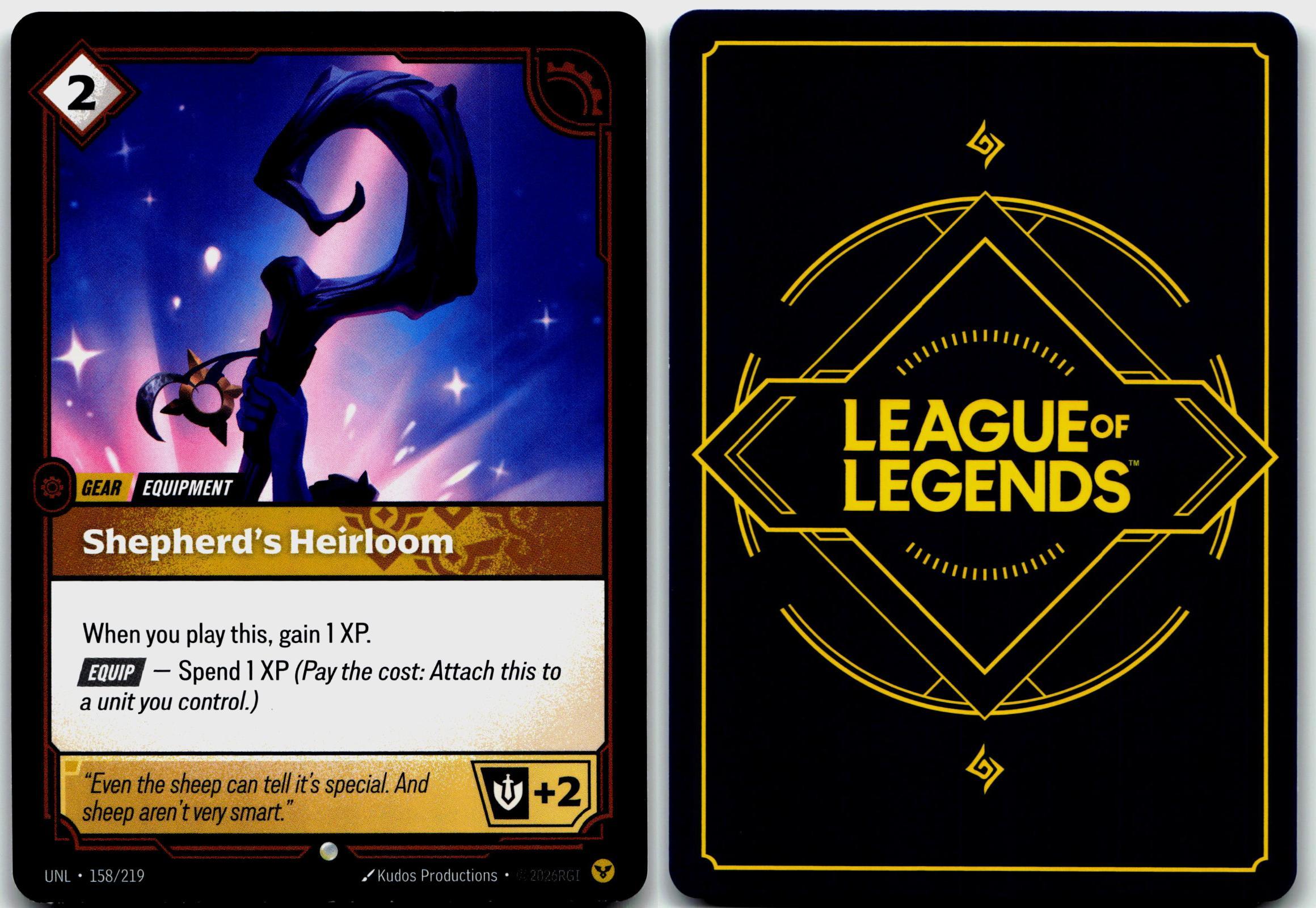 158/219 Shepherd's Heirloom Unleashed