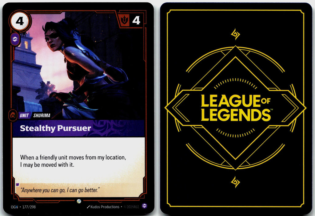 177/298 Stealthy Pursuer Foil Riftbound Organized Play Promotional Cards