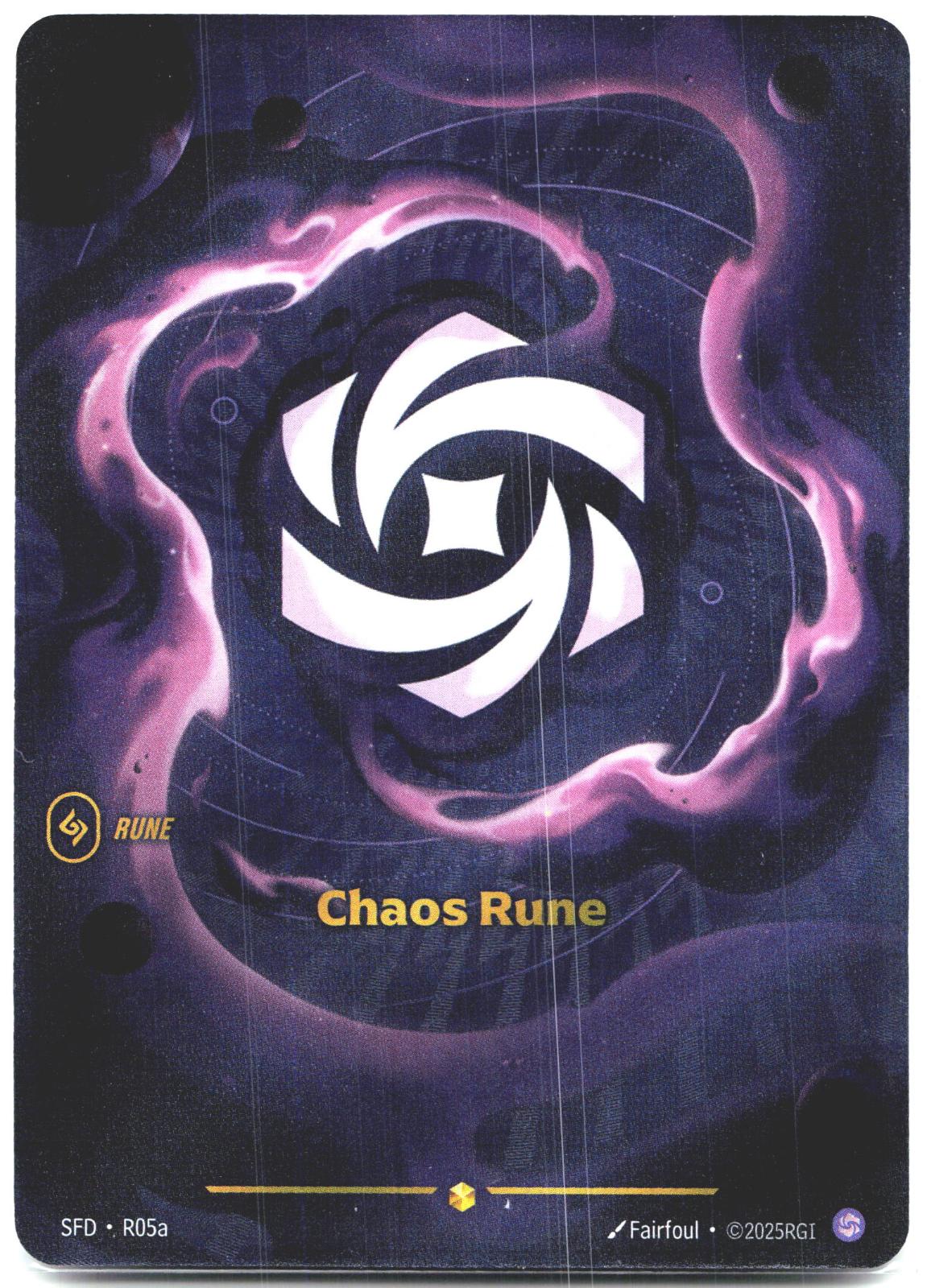 R05A Chaos Rune (R05a) Foil Spiritforged