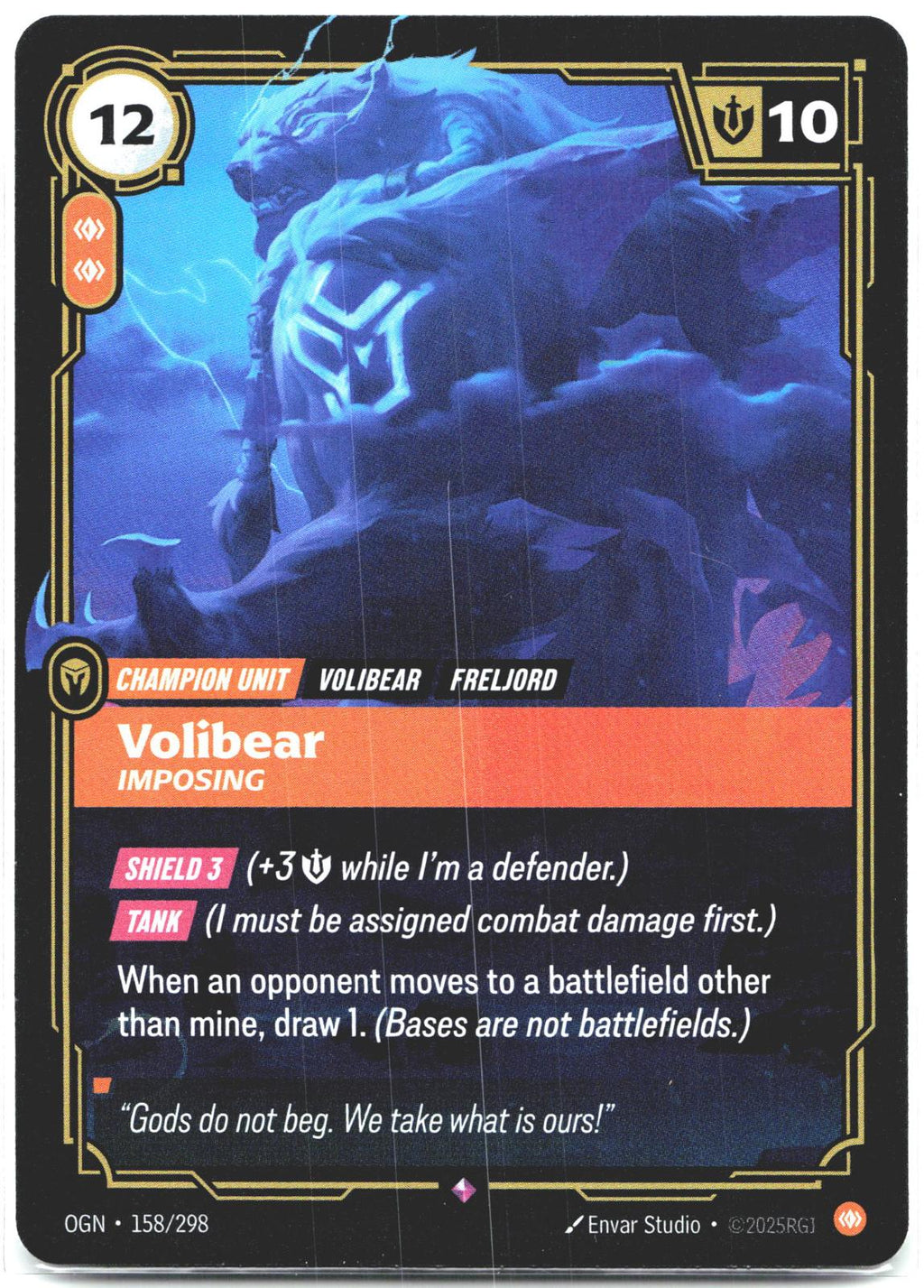 158/298 Volibear - Imposing Foil Origins