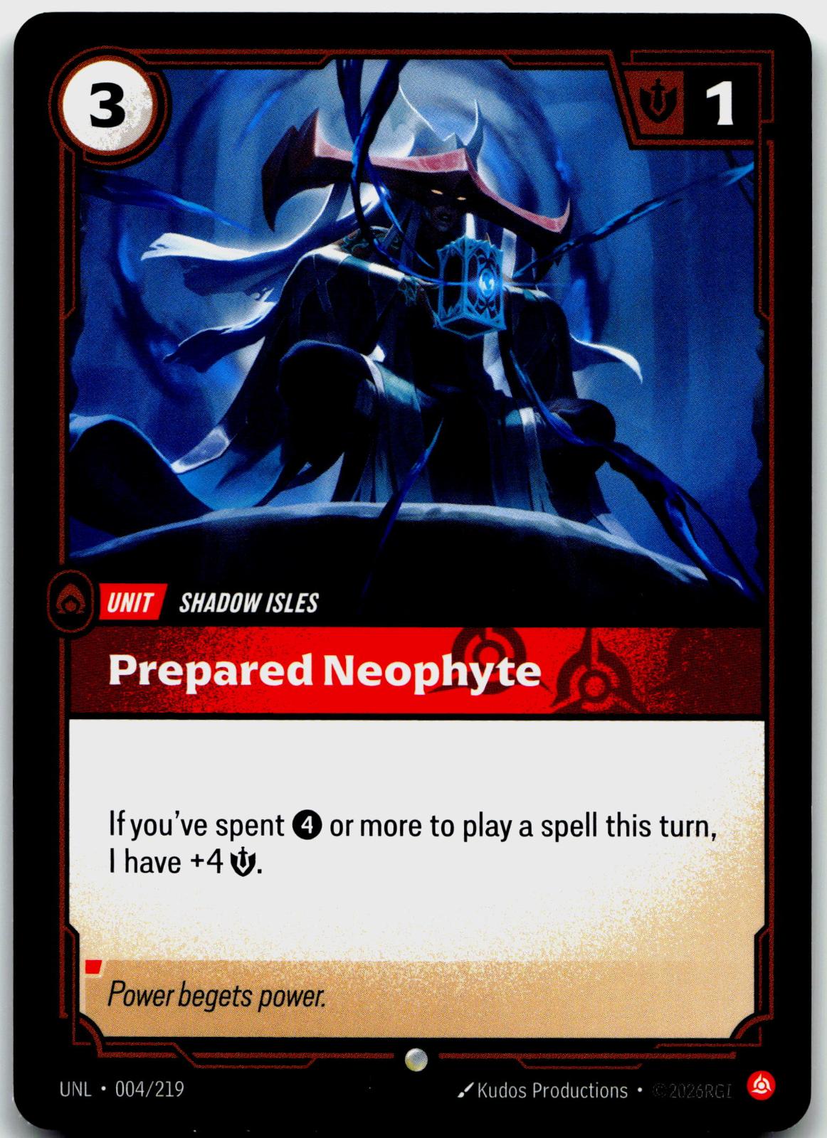 004/219 Prepared Neophyte Unleashed