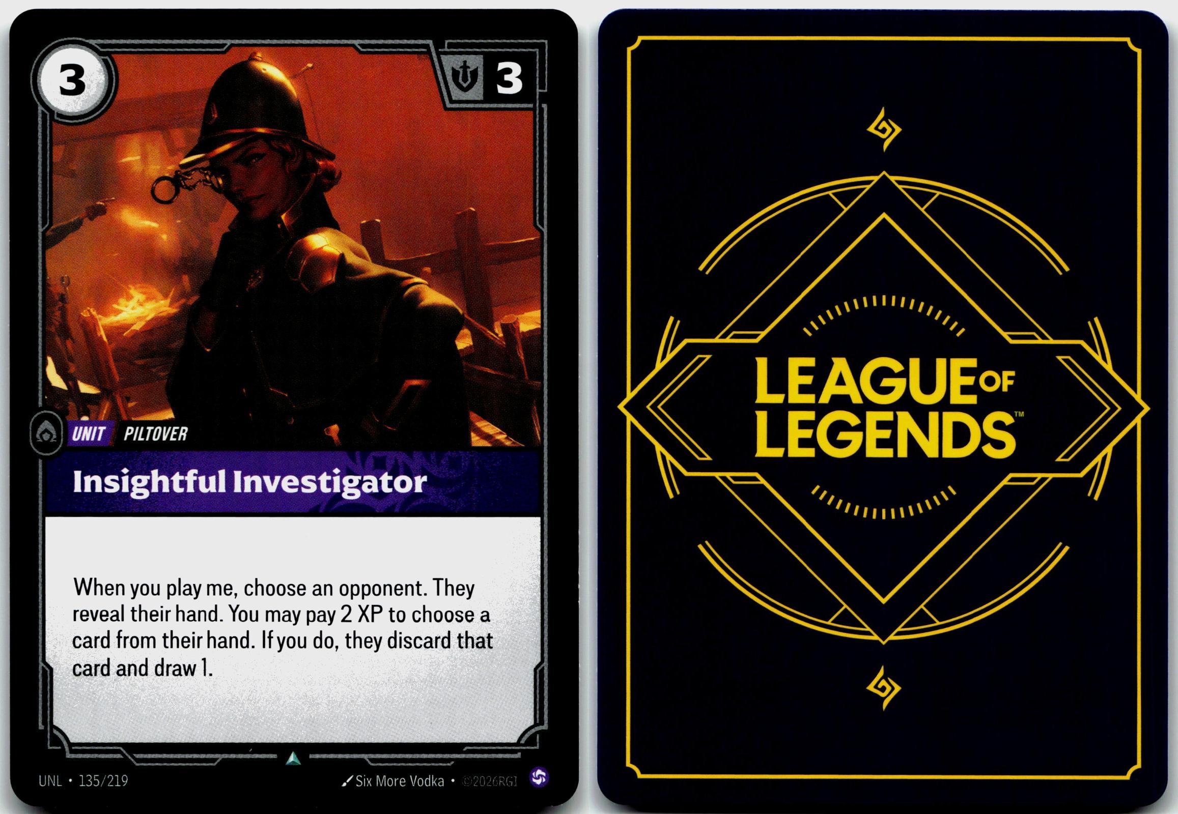 135/219 Insightful Investigator Unleashed