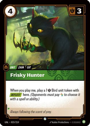 033/219 Frisky Hunter Unleashed