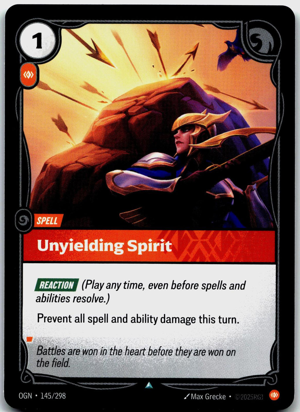 145/298 Unyielding Spirit Origins