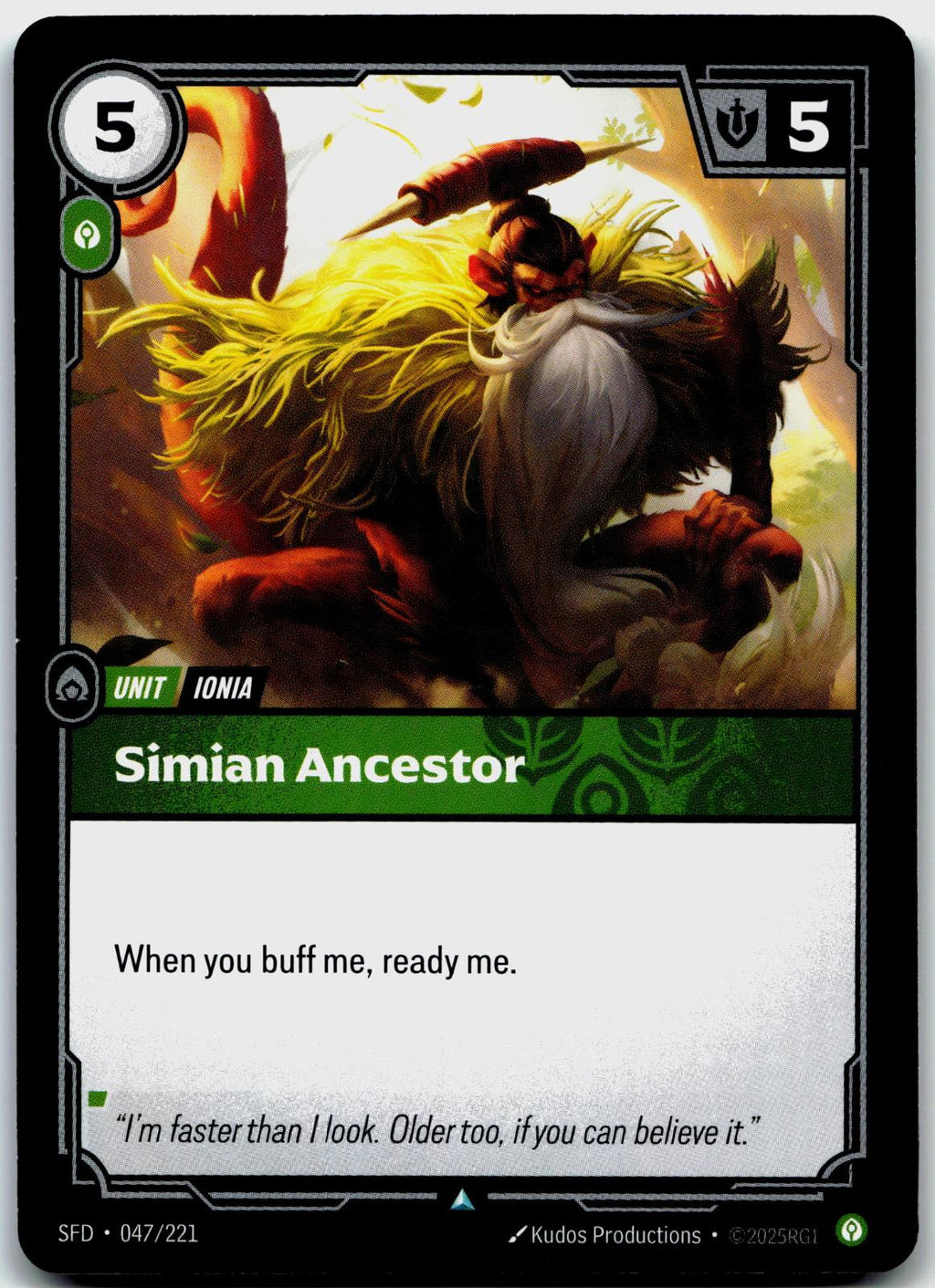 047/221 Simian Ancestor Spiritforged