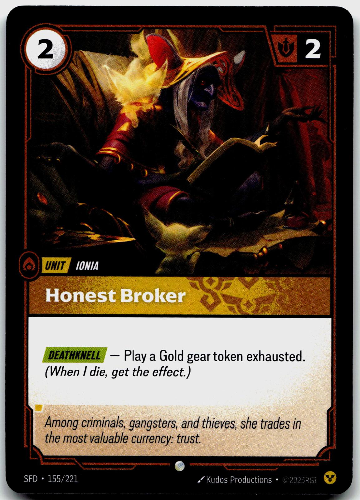 155/221 Honest Broker Spiritforged
