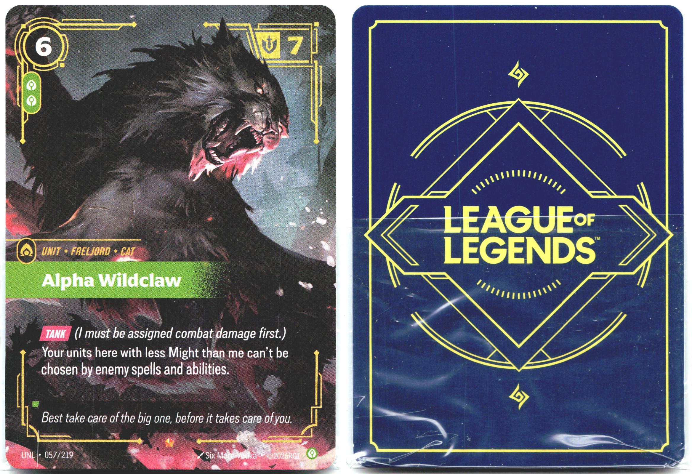 057/219 Alpha Wildclaw Foil Unleashed