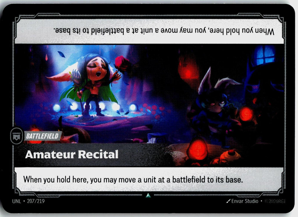 207/219 Amateur Recital Unleashed