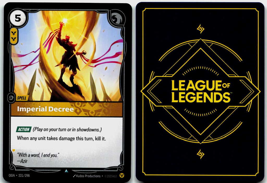 221/298 Imperial Decree Origins