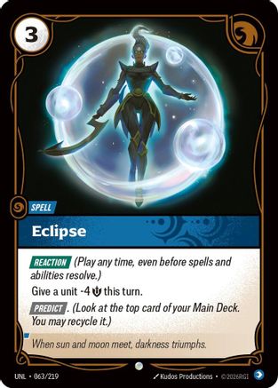 063/219 Eclipse Unleashed