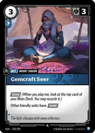 100/298 Gemcraft Seer Origins