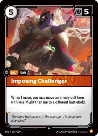 105/219 Imposing Challenger Unleashed