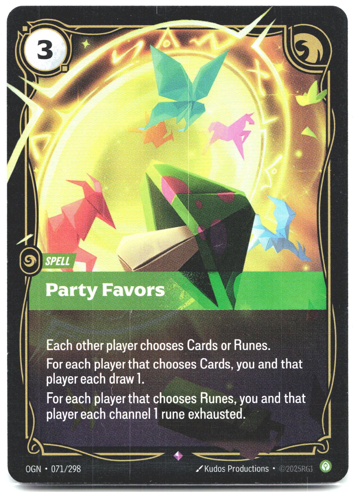 071/298 Party Favors Foil Origins