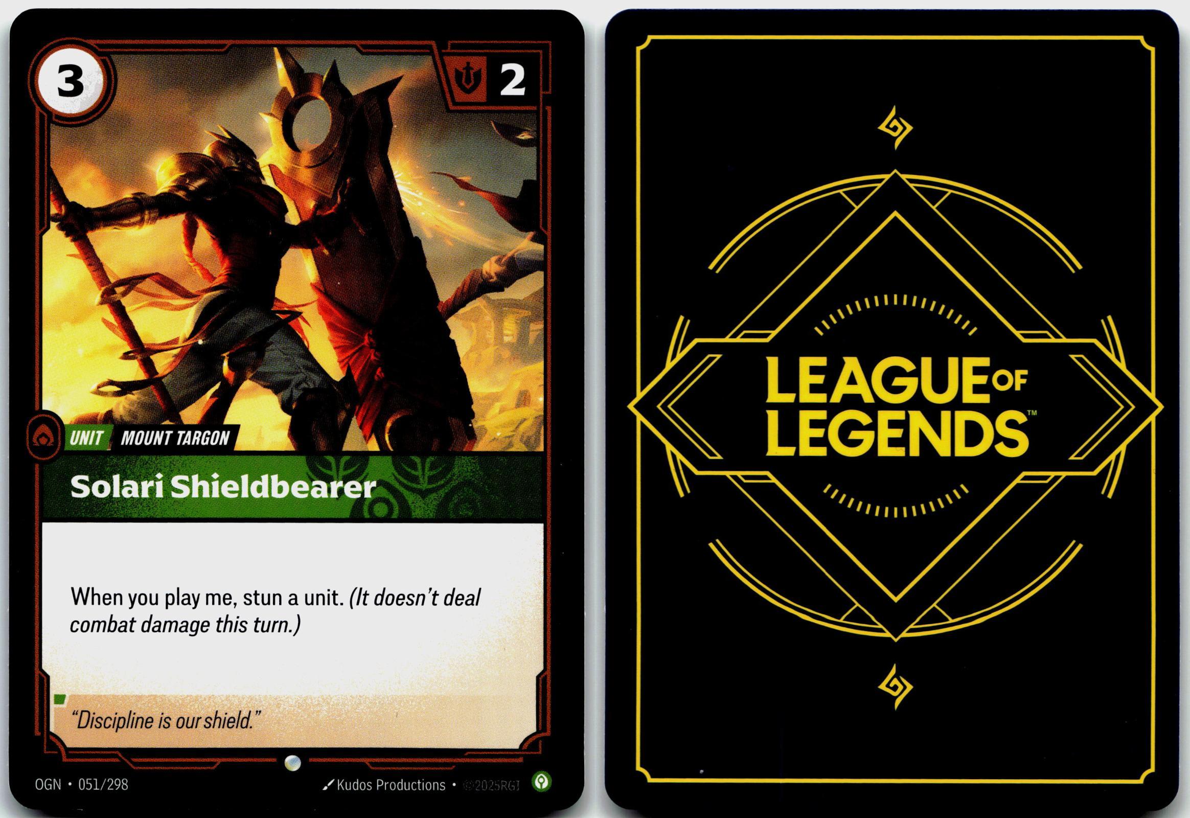 051/298 Solari Shieldbearer Origins