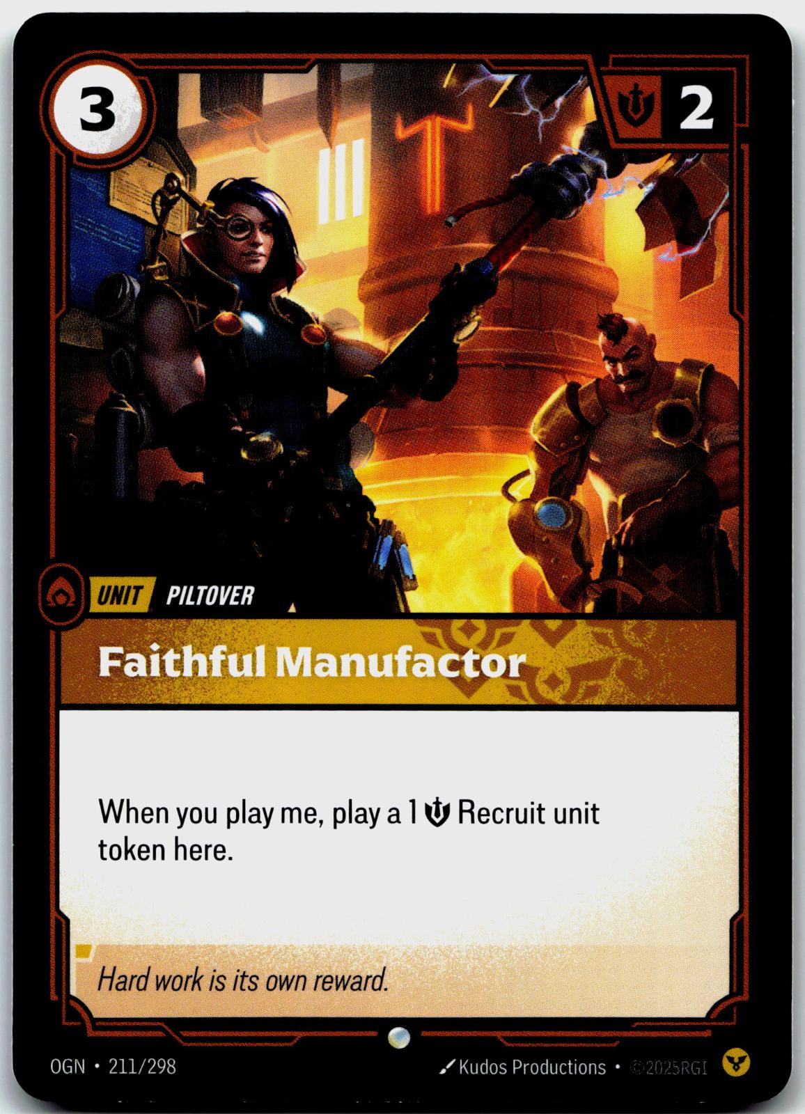 211/298 Faithful Manufactor Origins