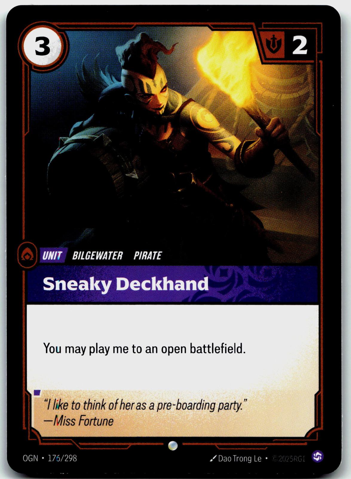 176/298 Sneaky Deckhand Origins